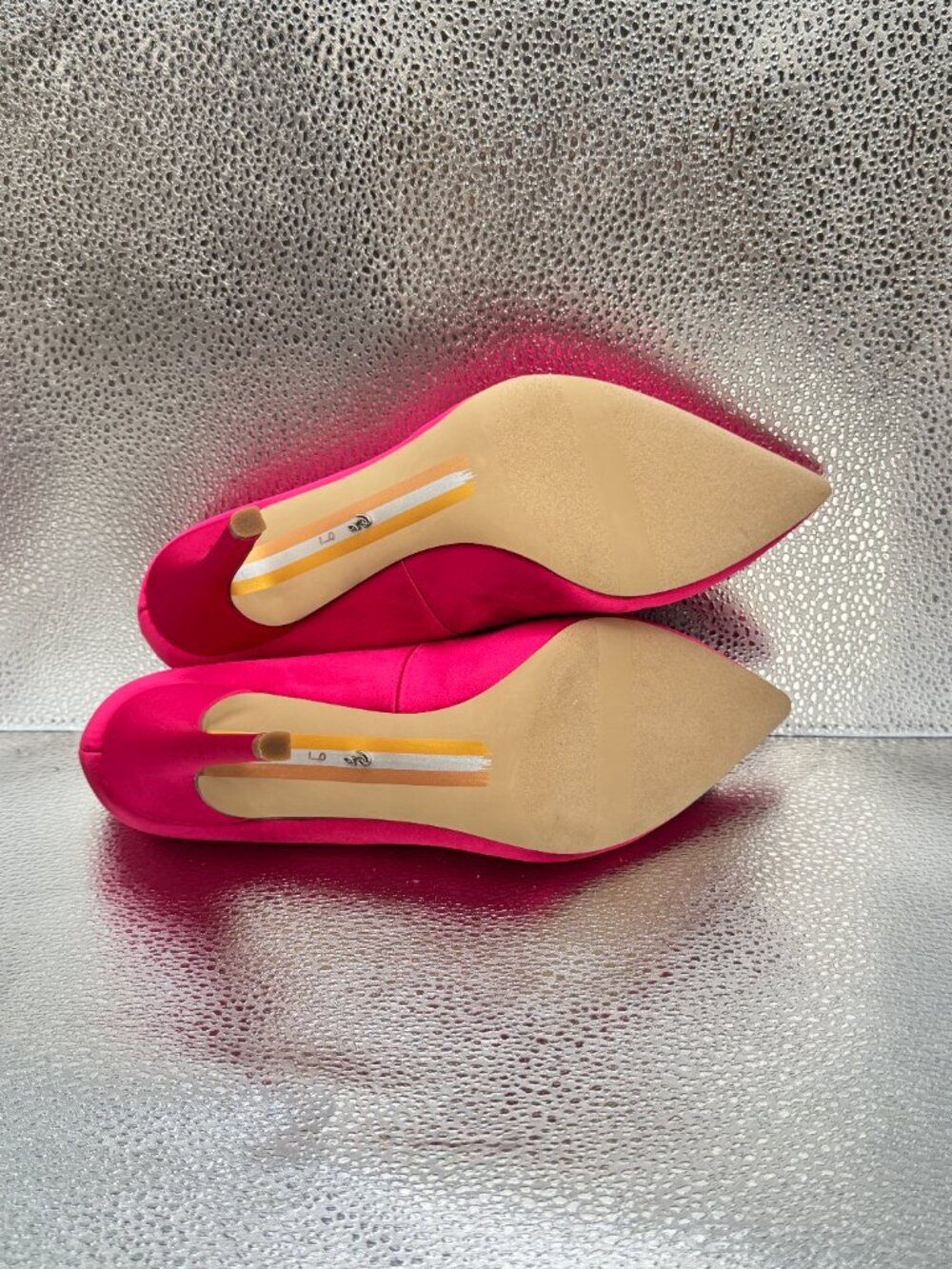 9 Sam Edelman Harriett Pink Fuchsia Pointed Toe Pump Heels Stiletto Rhinestone - Picture 16 of 16